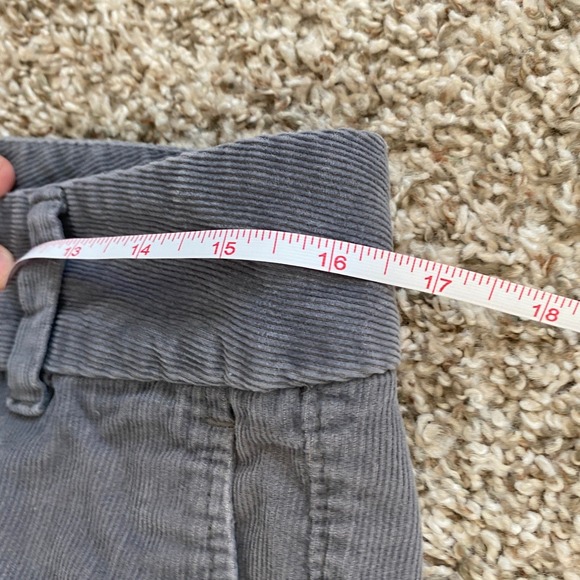Vintage Y2K Gap Size 1 Dark Grey Corduroy Pants - Picture 8 of 10